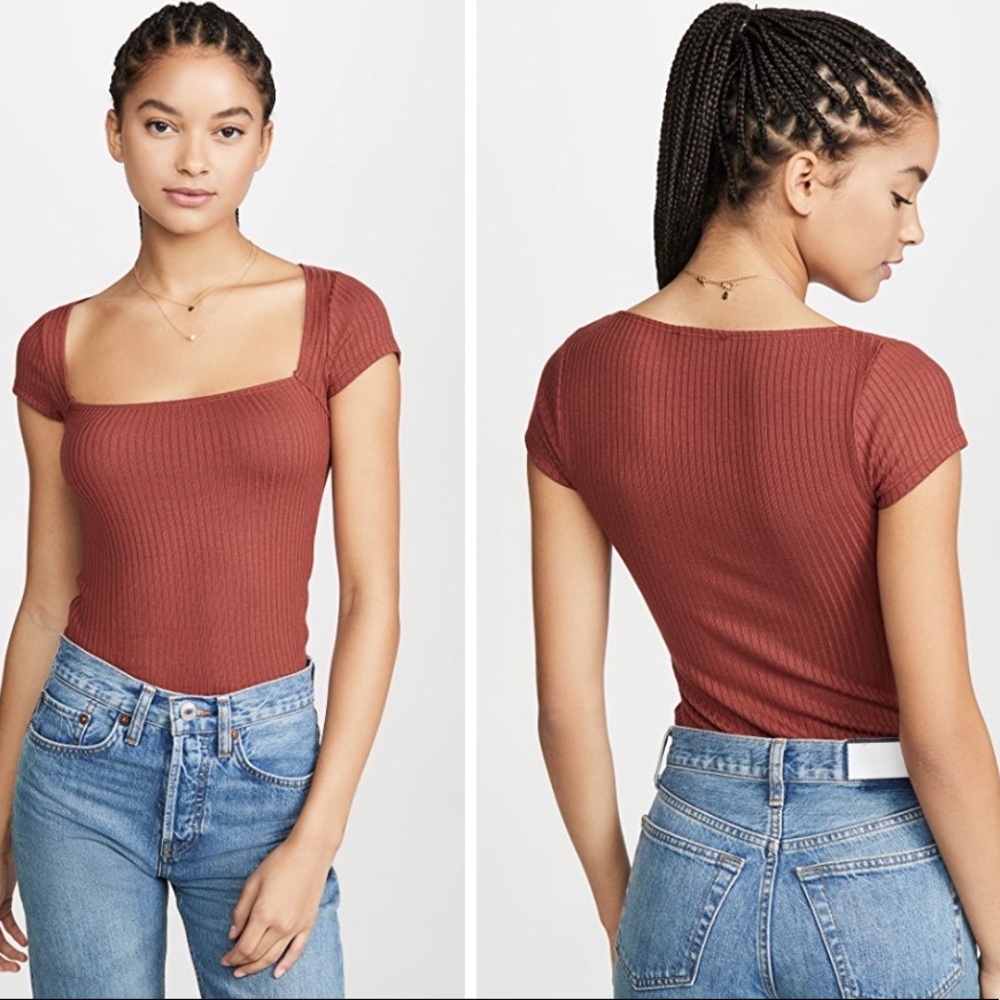 Reformation Bardot Top